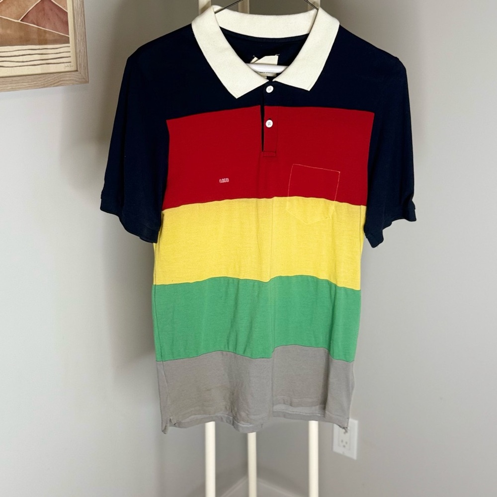 Band Of Outsiders Multicolor Striped Polo Shirt